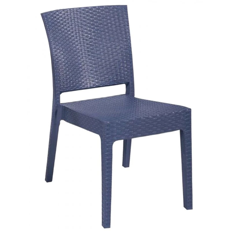 silla lido apilable polipropileno gris oscuro 3