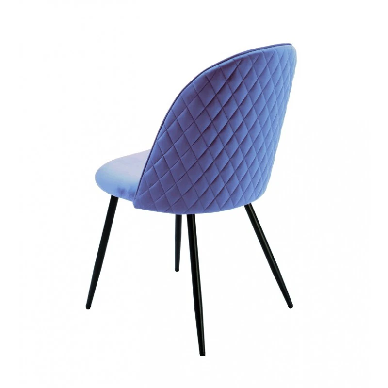 silla magda metal tapizado velvet azul 1